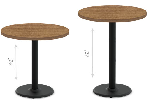 Cast Iron 2.0 - table heights - Dining Height - 29\