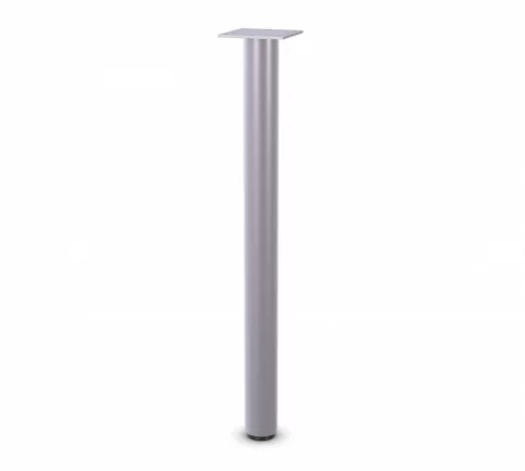 Single Column Straight Post - PL - Metallic Silver