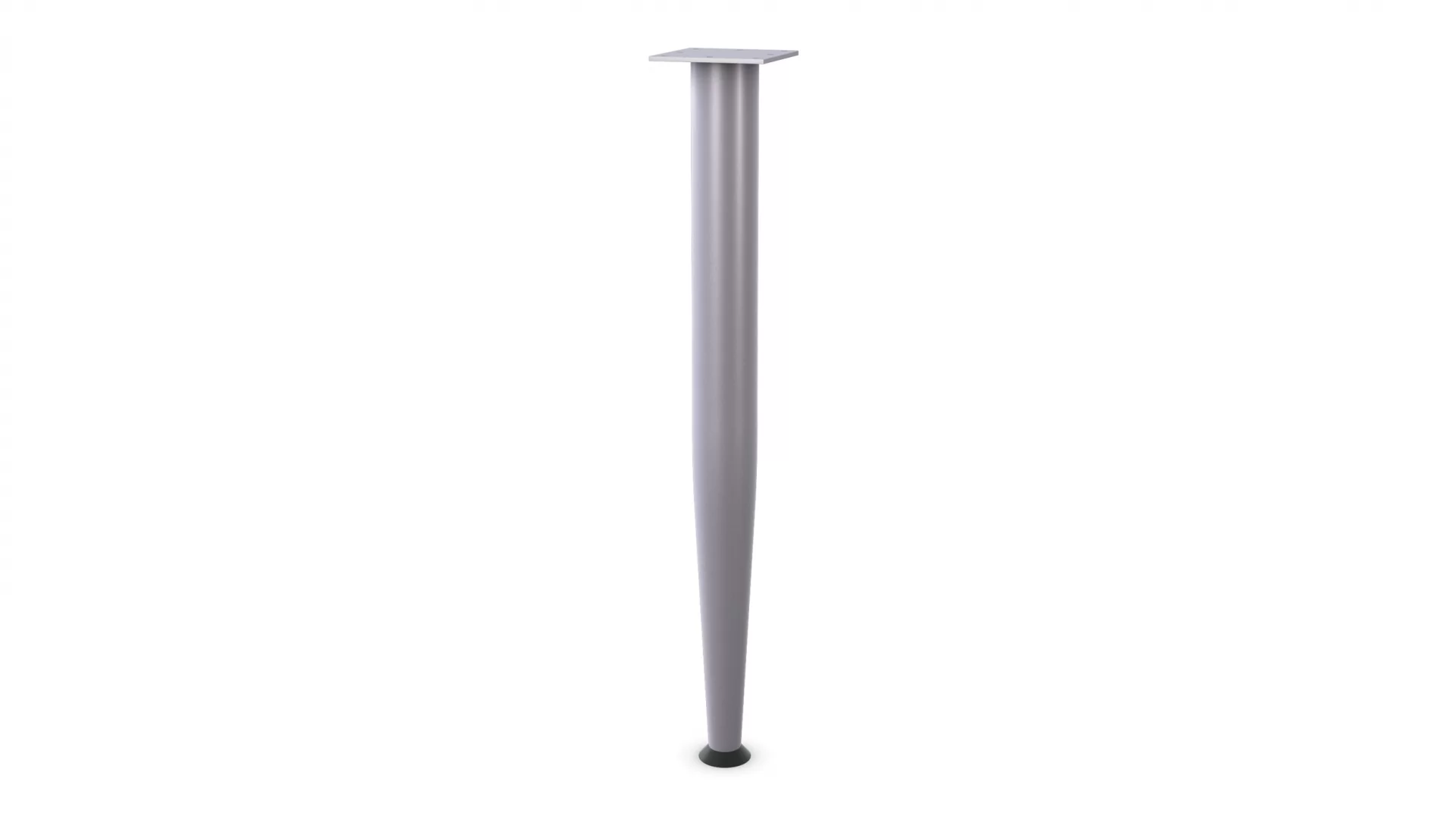 Tapered Post Leg - Metallic Silver