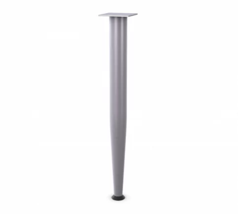 Tapered Post Leg - Metallic Silver