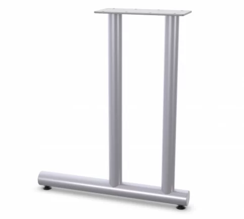 Dual Column C-Leg - Metallic Silver