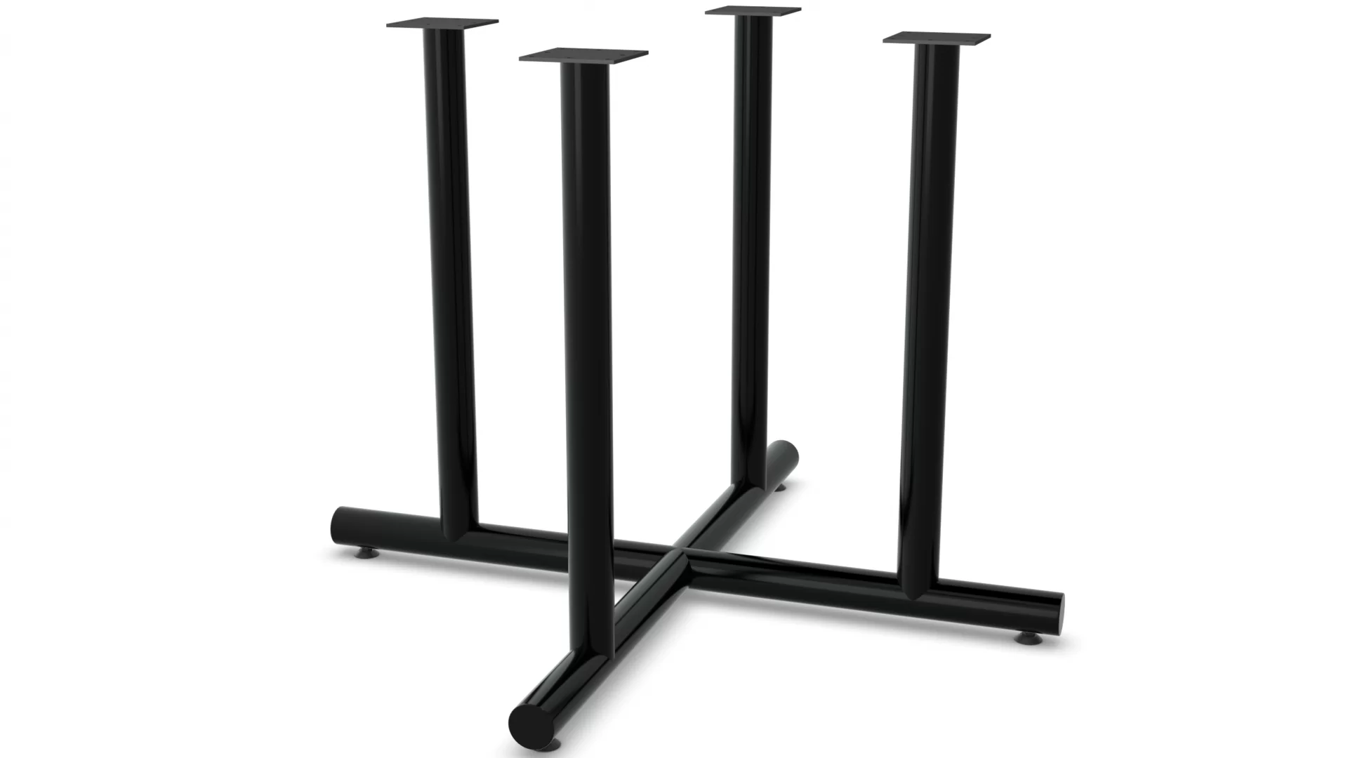 4 Column X-Base - Black