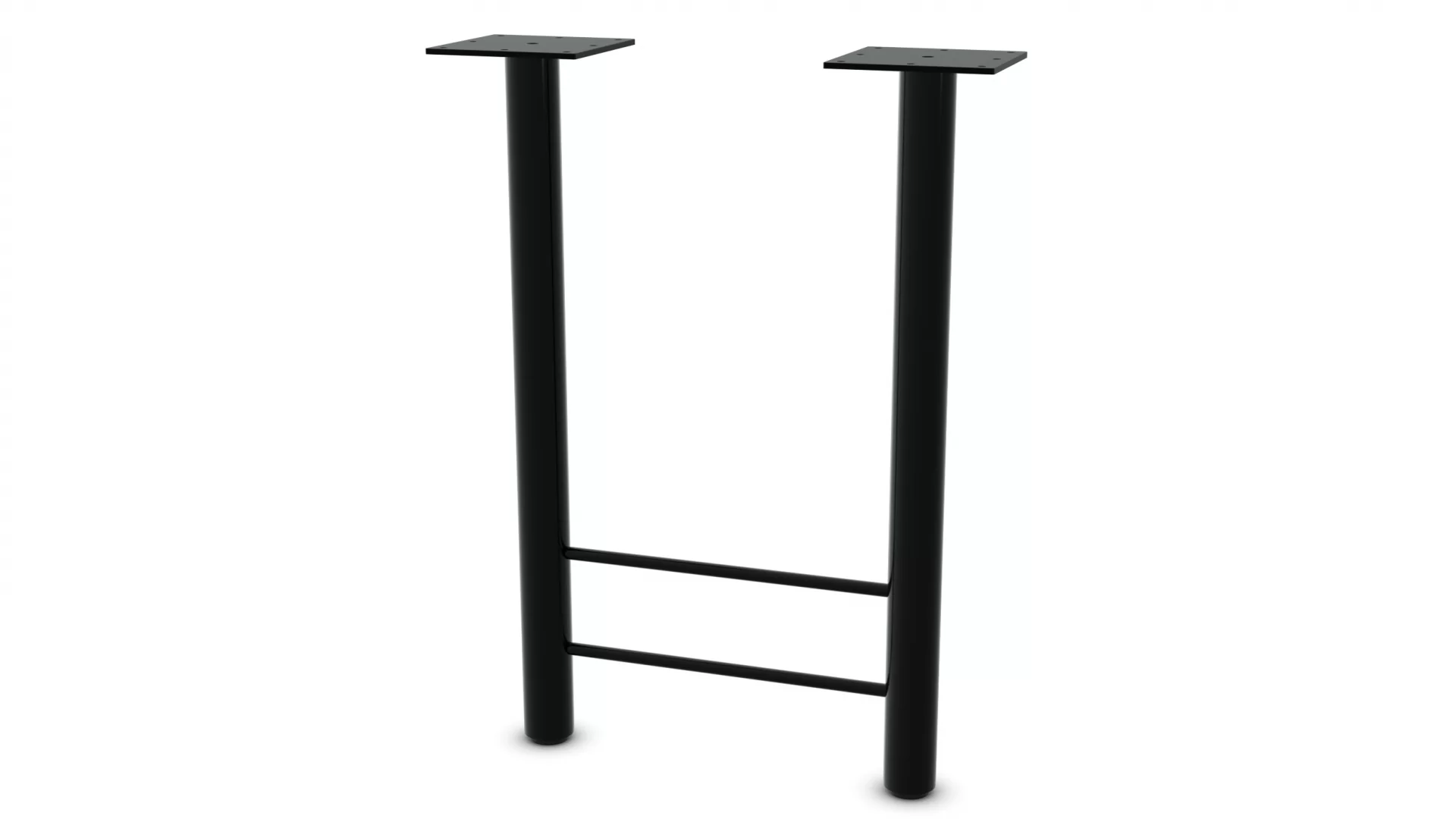 Dual Column H-leg - Black