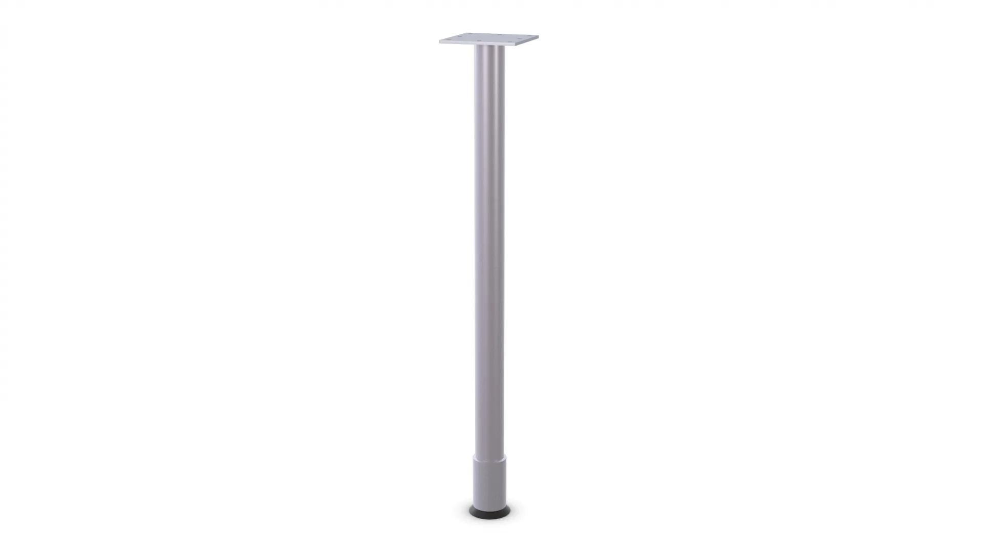 Single Column Straight Post - SPYL - Metallic Silver